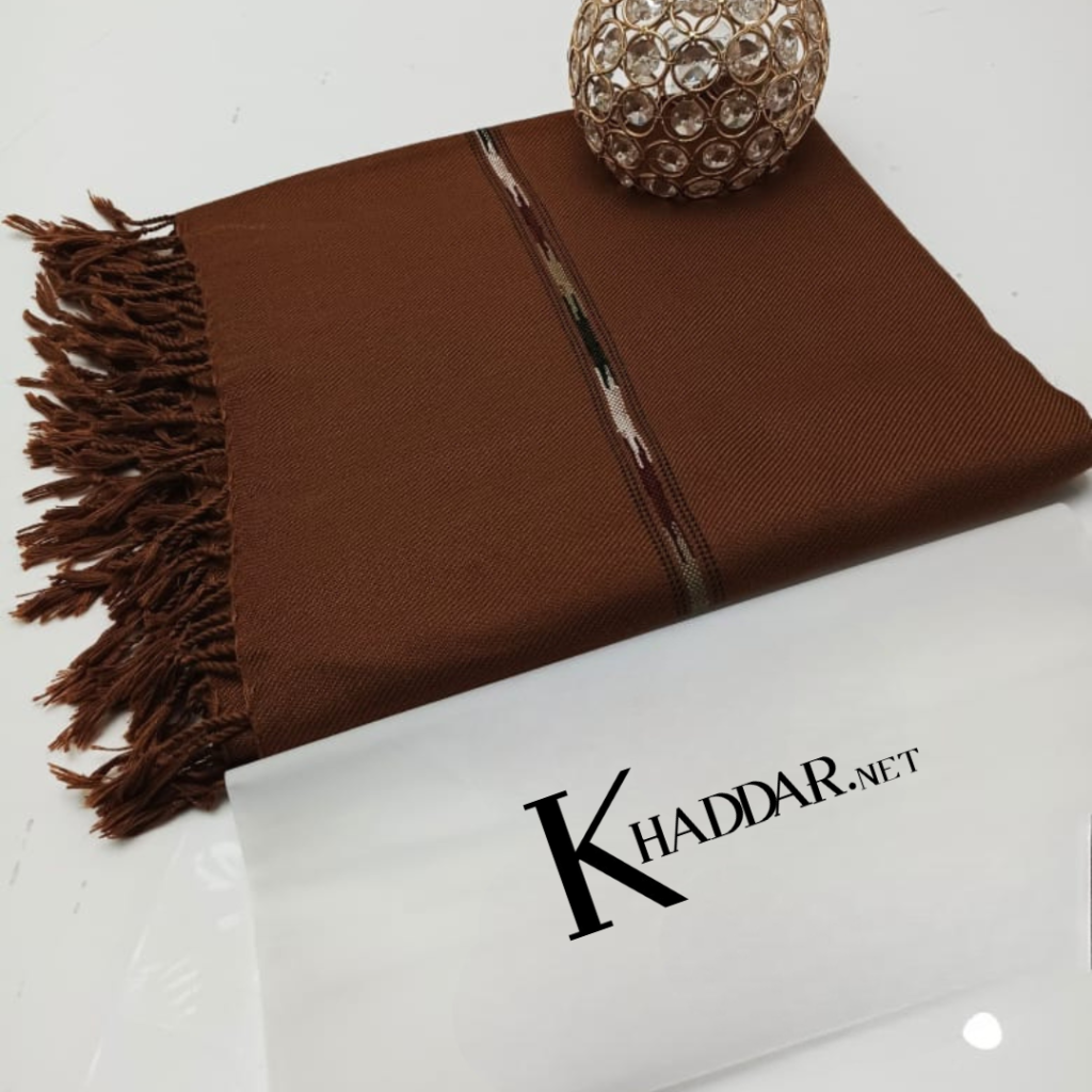 rich brown men woolen shawl kamalia